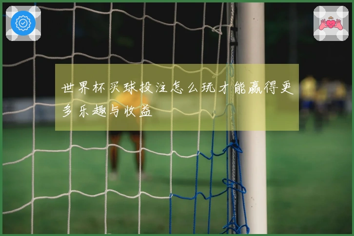 世界杯买球投注怎么玩才能赢得更多乐趣与收益